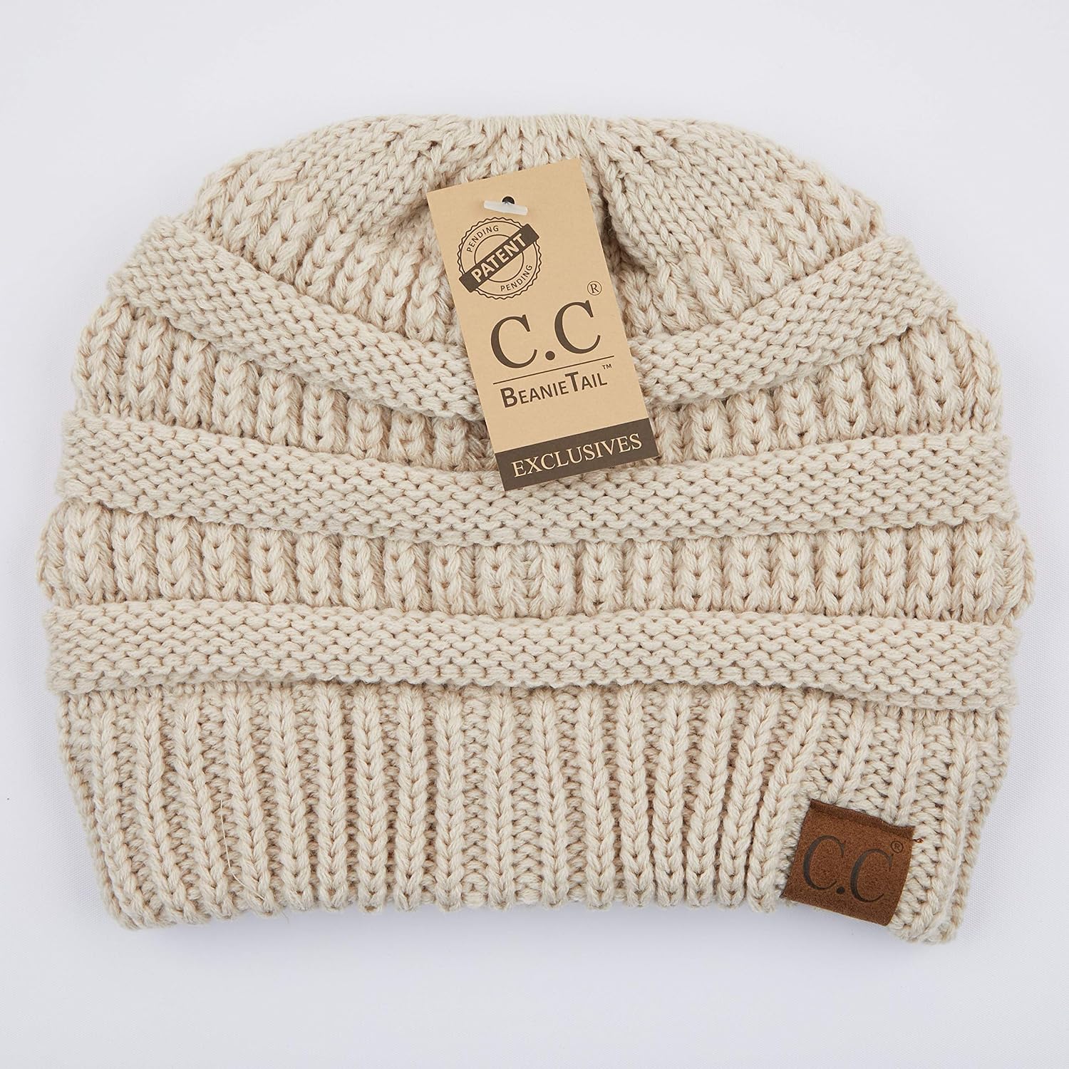 CC Classic Winter Fall Trendy Chunky Stretchy Cable Knit Beanie Hat