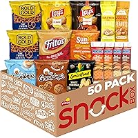 Vista 13 de Frito-Lay Paquete de Aperitivos Clásicos Definitivos, variedad de surtido de chips, galletas, galletas saladas y nueces, (paquete de 40)