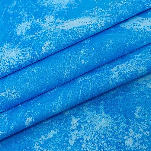 Miniatura 2 de Singer Tela Estampada, 100% Algodón, Mezclador Tonal Azul Claro