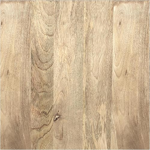 Miniatura 95 de SIMPLIHOME Lowry - Mesa auxiliar cuadrada de madera de acacia maciza y metal, de 22 pulgadas de ancho, moderna, industrial en marrón envejecido café