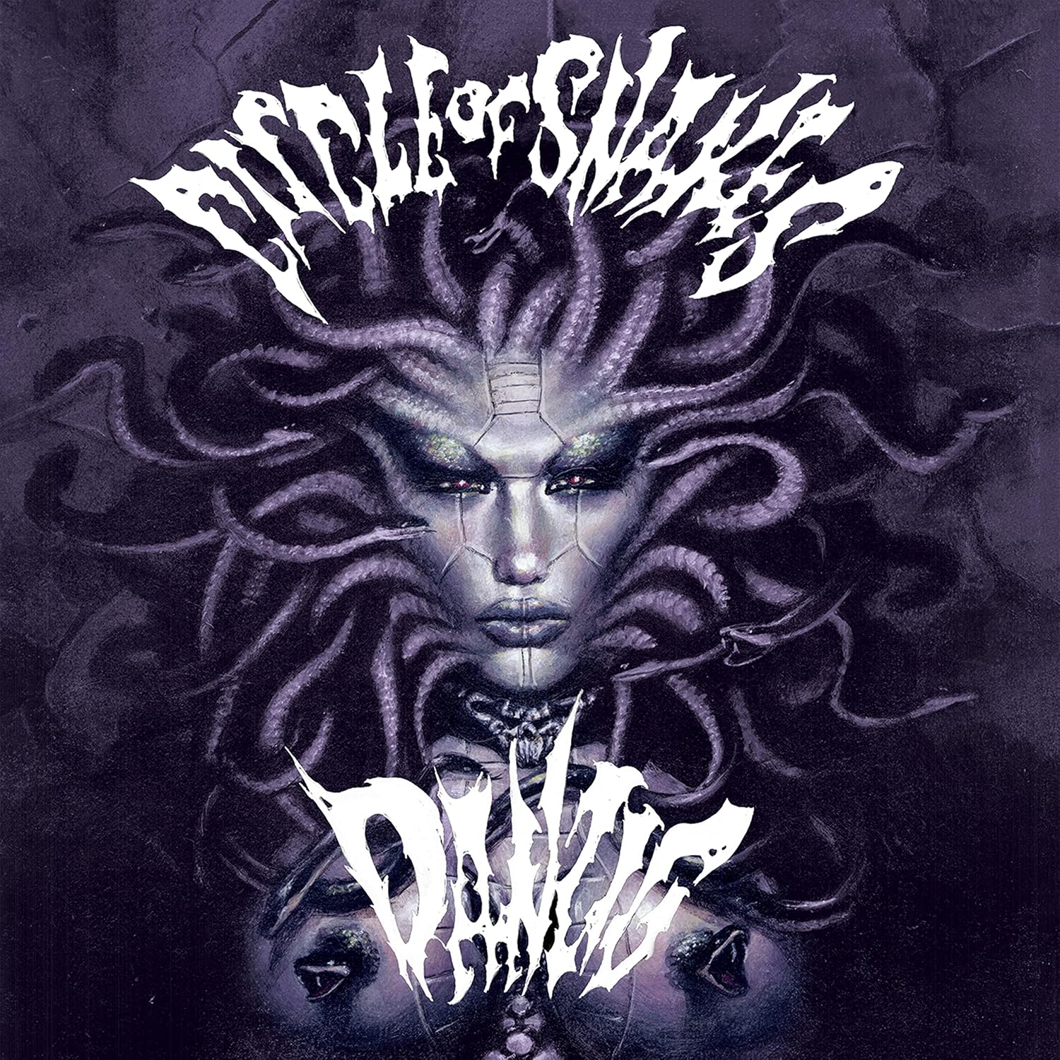 CIRCLE OF SNAKES (BLACK/WHITE/PURPLE SPLATTER VINYL) por Danzig — capa do álbum