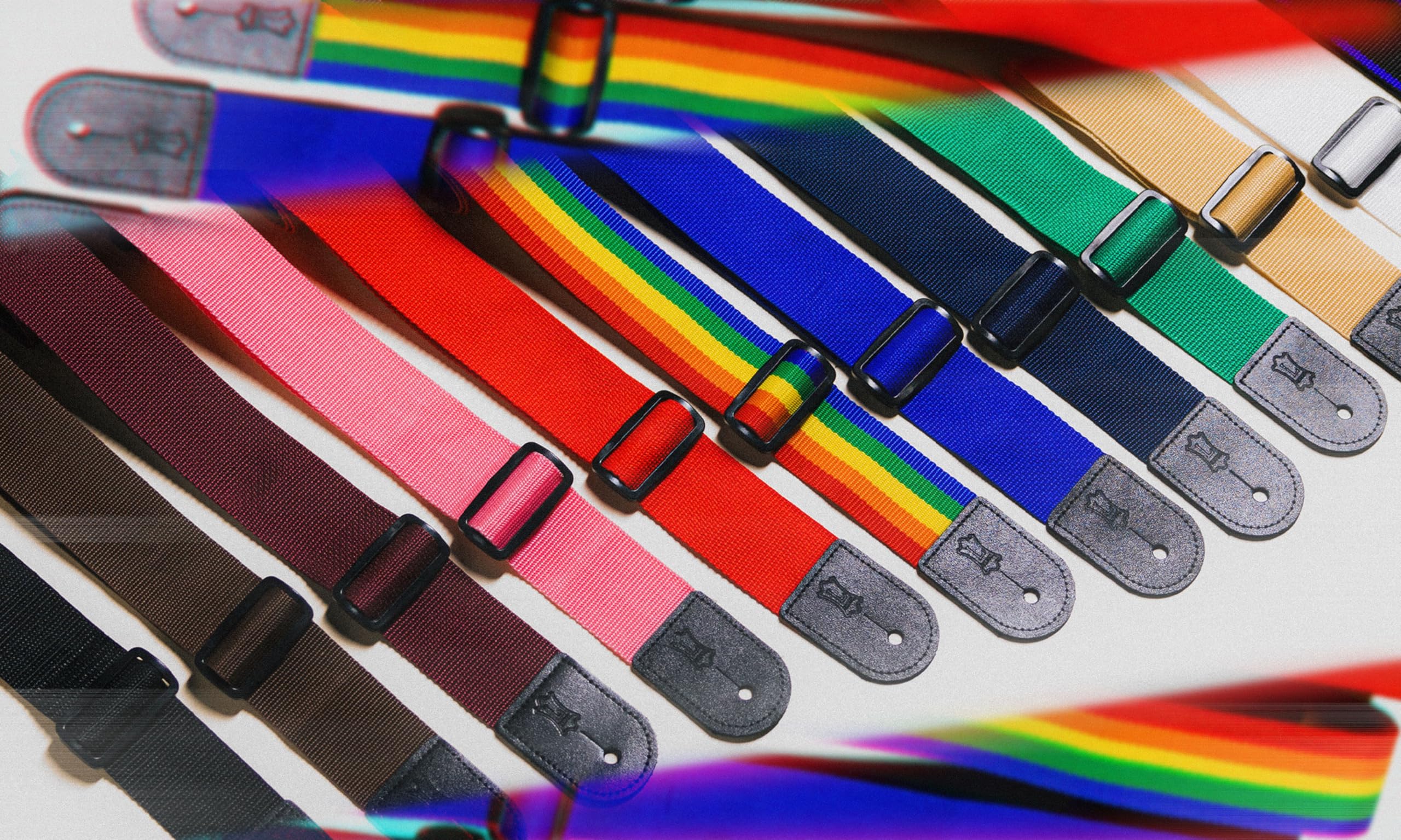 Sangle De Guitare Levy’s Leathers En Polyester 5 Cm - Motif Artistique, Réglable Jusqu’à 165 Cm