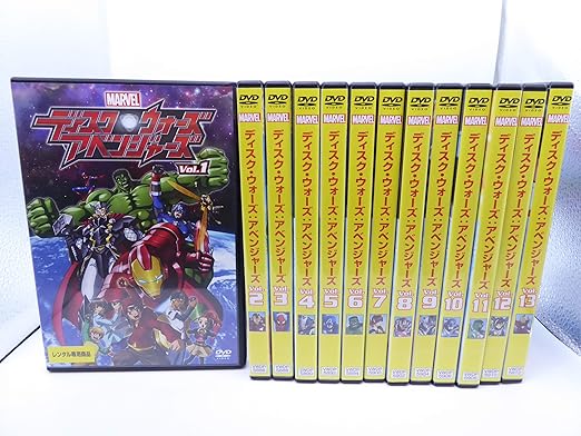Amazon Co Jp ディスク ウォーズ アベンジャーズ レンタル落ち 全13巻セット マーケットプレイス Dvdセット Dvd ブルーレイ