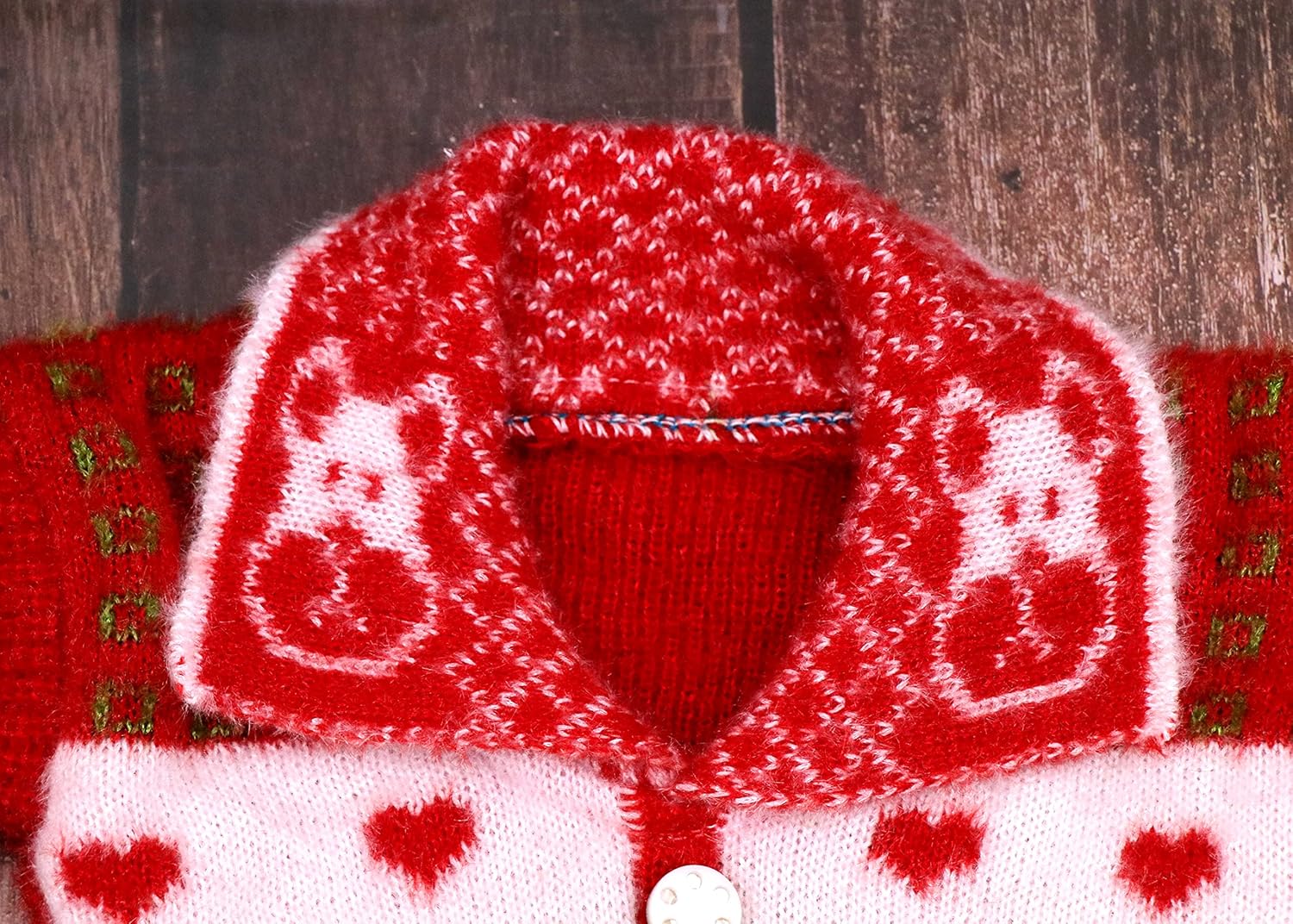 Navjai Winter Woollen Sweater Bottom Set Collar Necke Full Sleeve Winter Clothing Set for Baby Boys Girls 1-2Year Red 2 91a4d7lIPAL. SL1500
