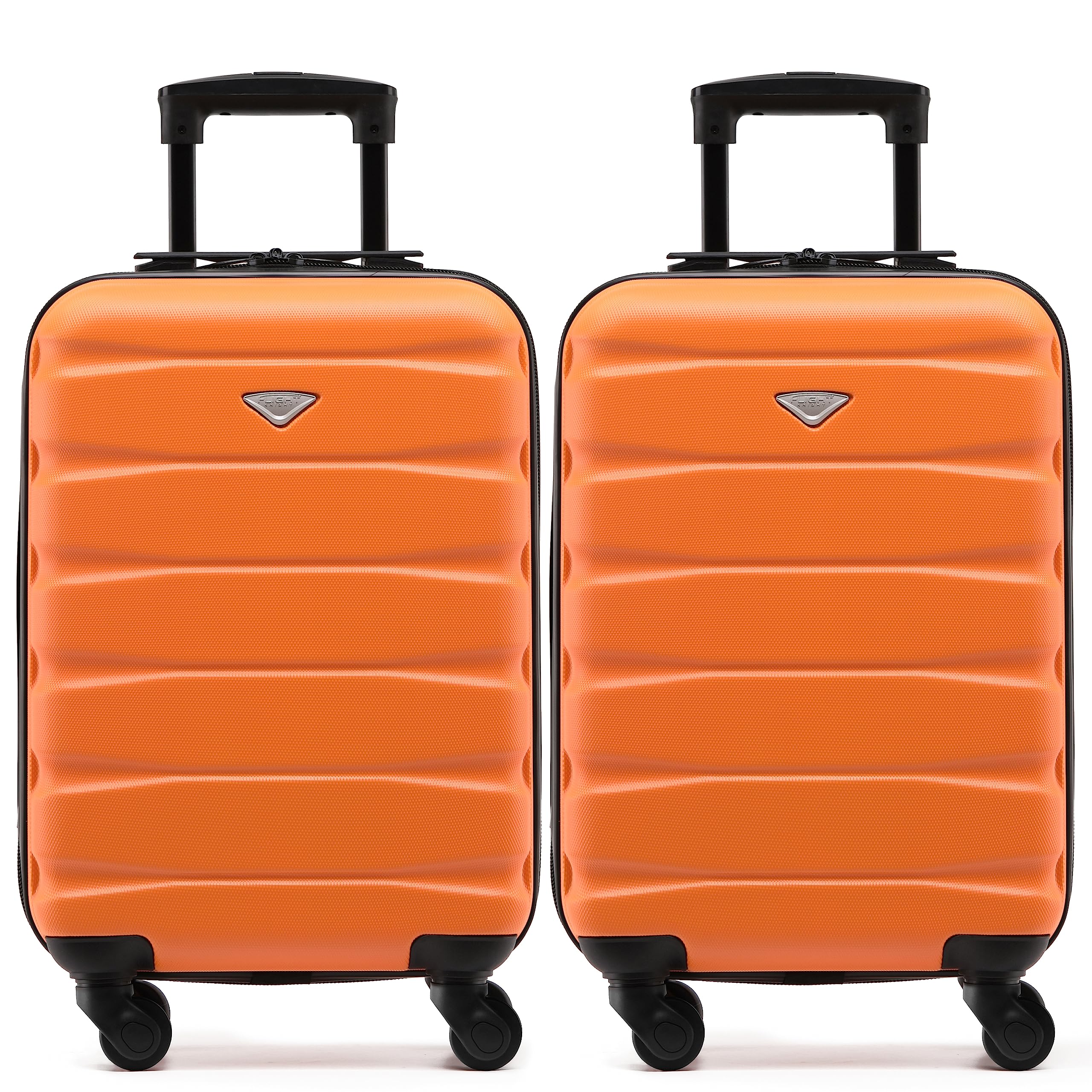 Flight Knight Suitcase Set of 2 Lightweight 4 Wheel ABS Hard Case Cabin Carry On Hand Luggage Approved for Over 100 Airlines Including easyJet, British Airways, Ryanair & Many More 55x35x20cm — view 47