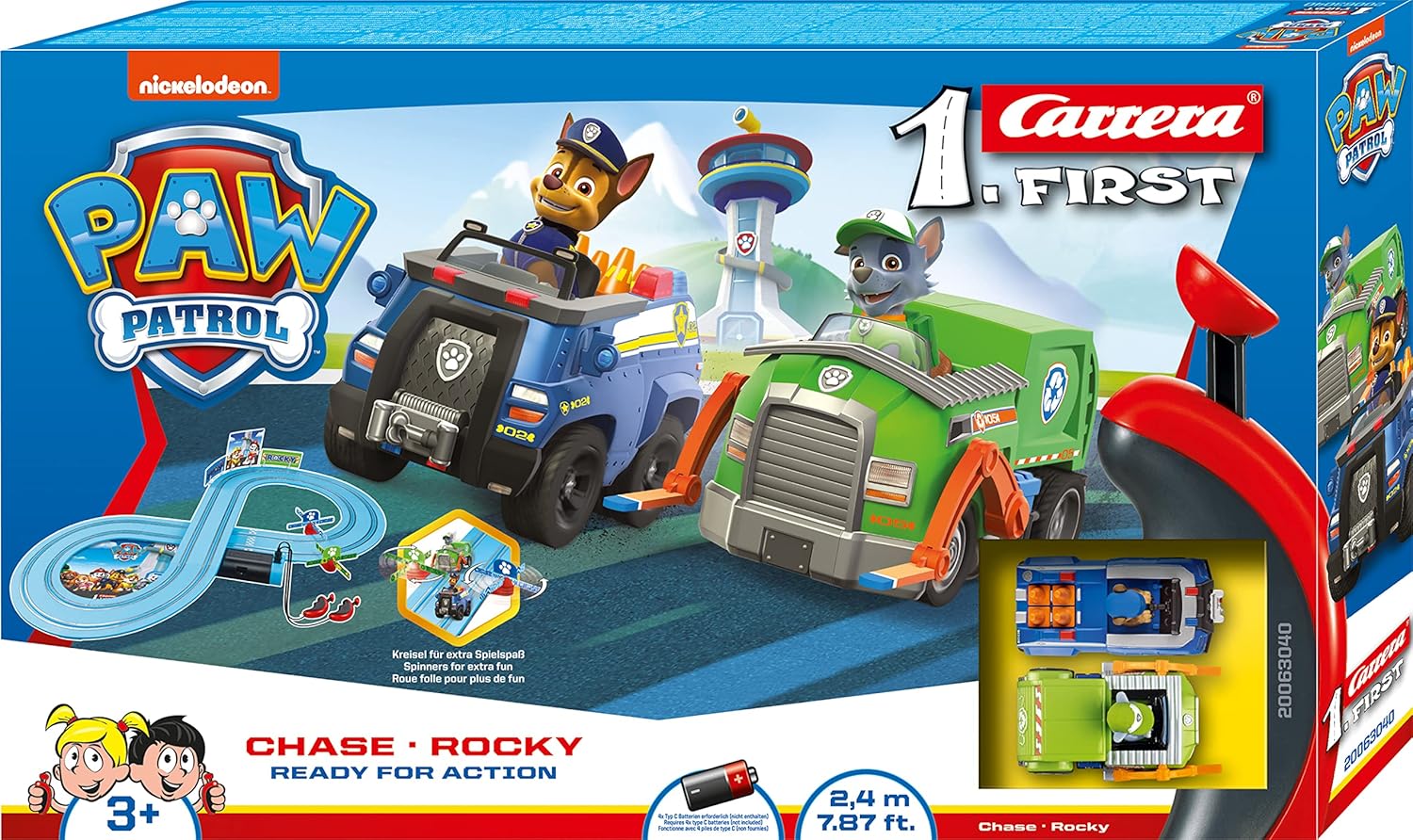 Carrera -20063040 PAWPatrol-Ready for Action, 20063040, Multi-Colour