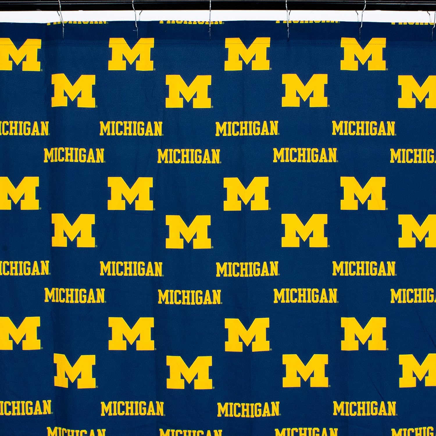 College Covers Everything Comfy Michigan Wolverines Bright and Colorful Shower Curtain Cover 70" x 72"