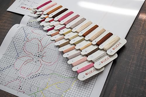 Miniatura 4 de Luca-S Kit de punto de cruz - The Birds- Spring, B2420, kit de punto de cruz para adultos, kit de embroydery