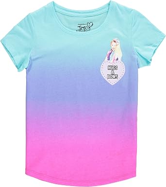 Jojo Siwa Girls' Tie Dye Short Sleeve T 