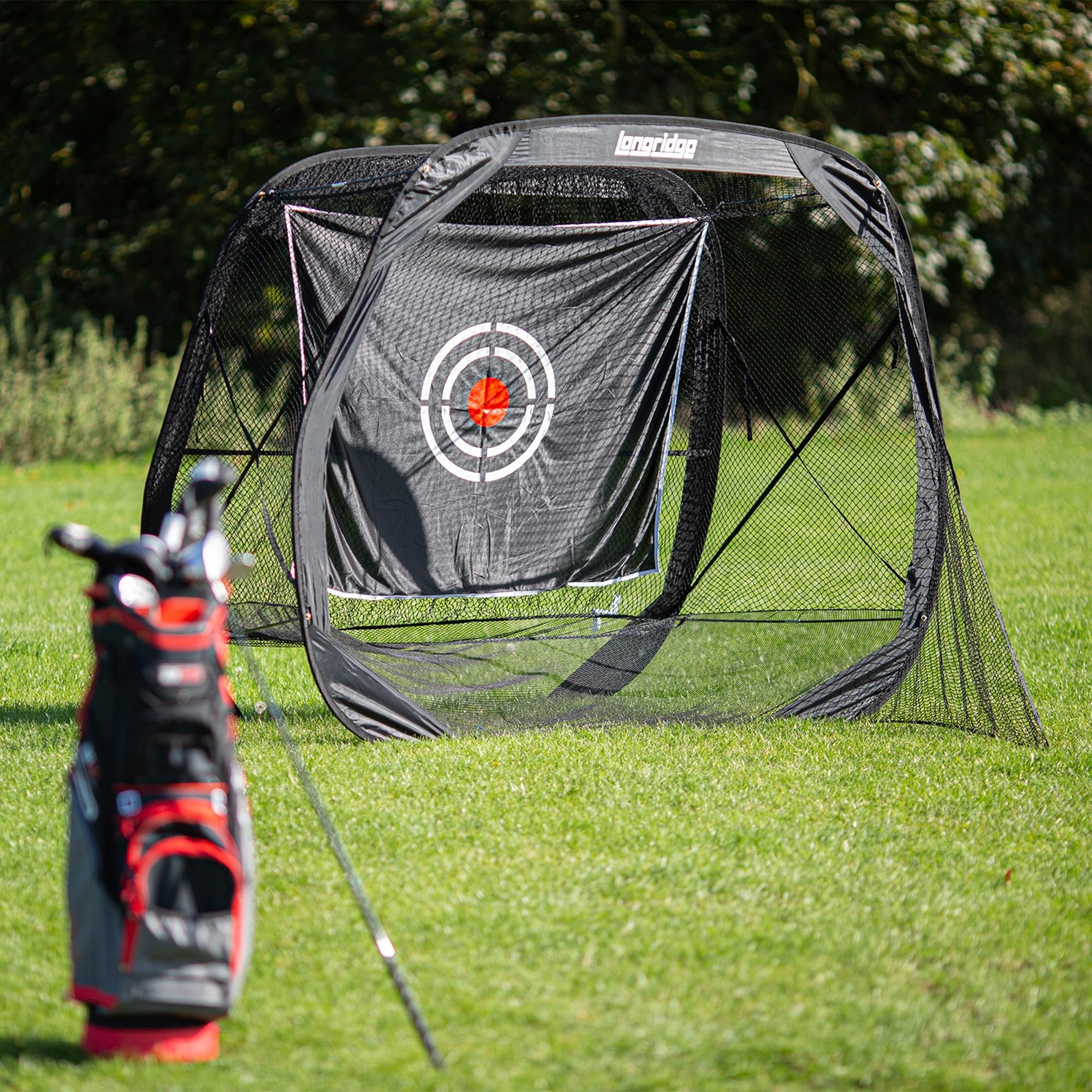 Longridge s QUAD Driving siatka golfowa, czarna