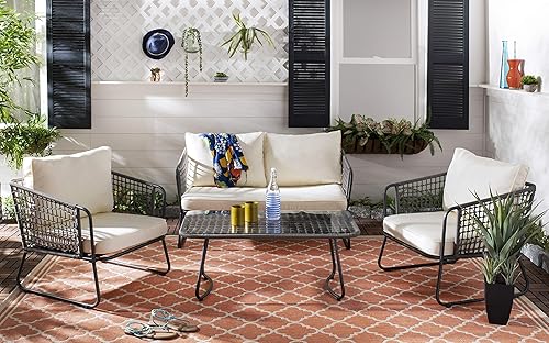 PAT9003A Collection Benjin Grey 4 Piece Living Outdoor Set