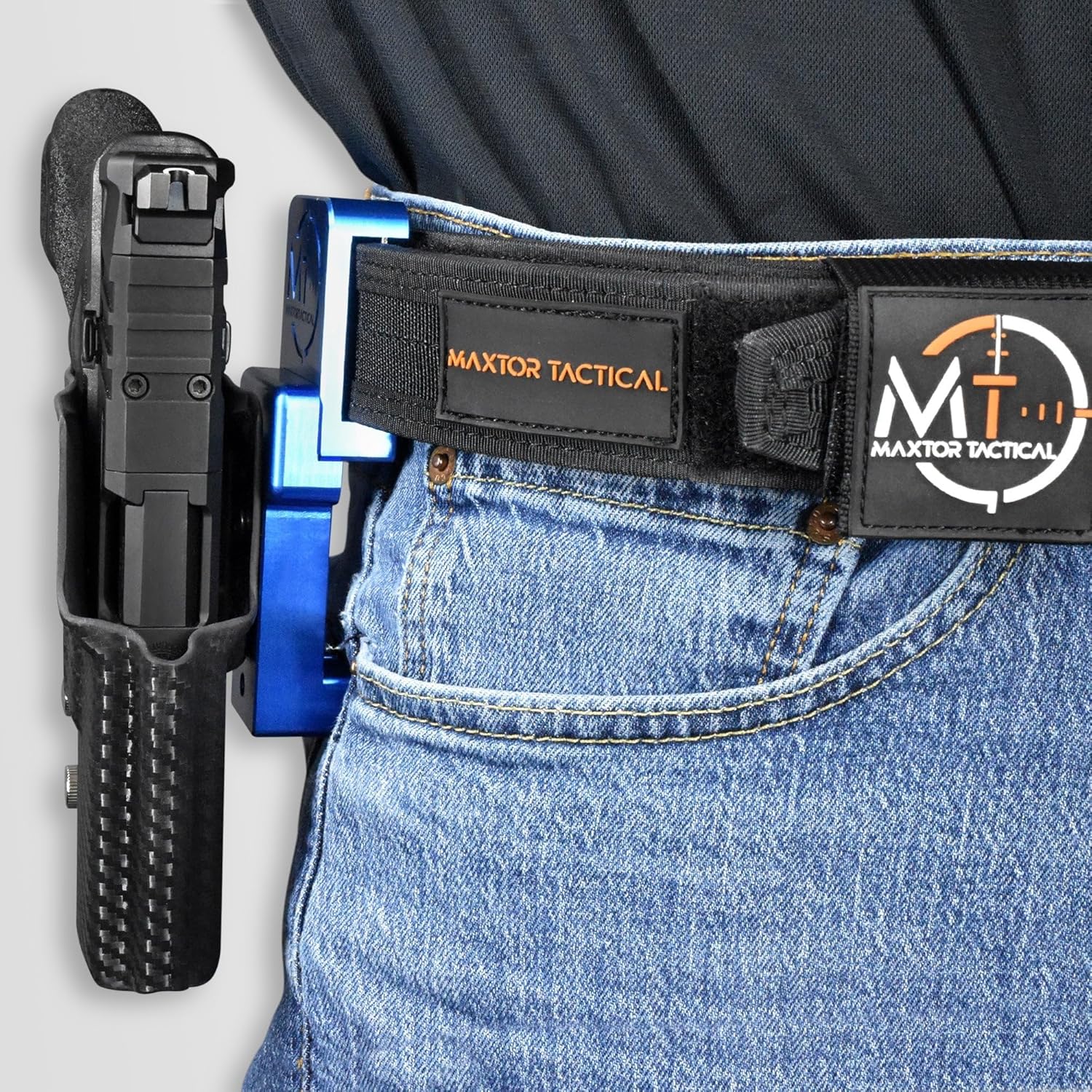 Alloy Competition Holster OWB Fits Canik SFX Rival Outside The Waistband Carry Gun Holster Kydex American Made OWB Aluminum Belt Attachment