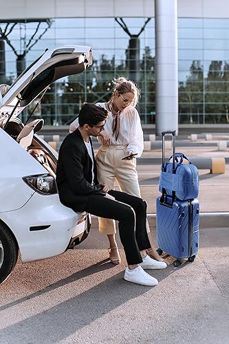 Miniatura 7 de BAGSMART Equipaje de mano aprobado por aerolíneas, maleta ligera de 20 pulgadas, equipaje de mano rígido con ruedas giratorias, maletas con ruedas