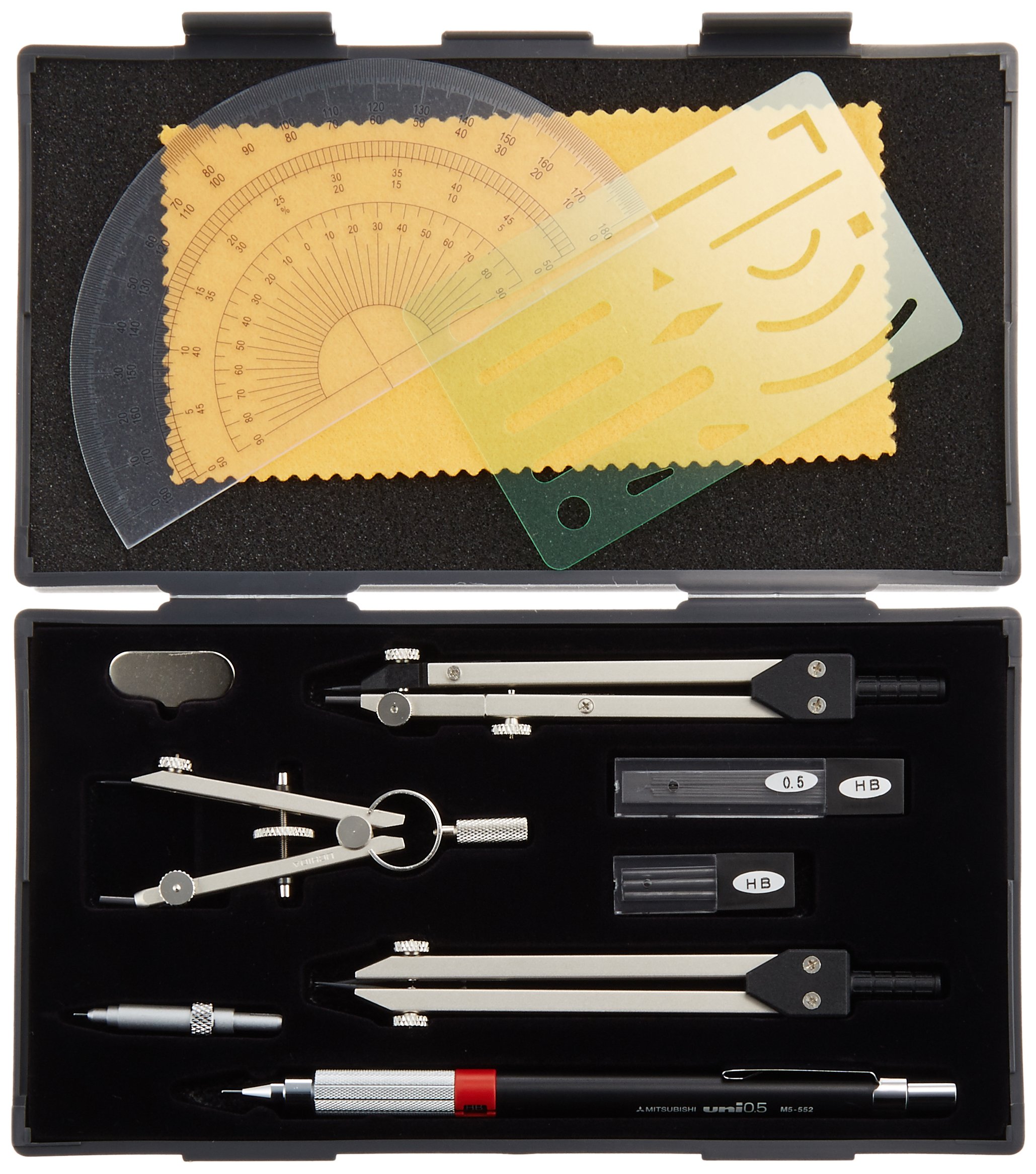 UchidaKD type drawing instrument set from SK 10 010-0002 (japan import) by Uchida drawing instrument