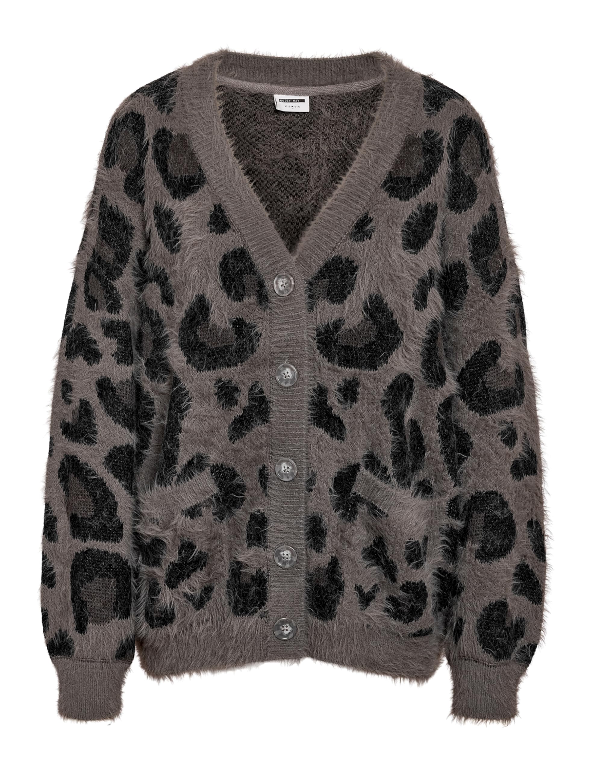 NOISY MAY NMFLYNN L/S V-Neck Knit Cardigan NOOS Frauen Cardigan braun Streetwear