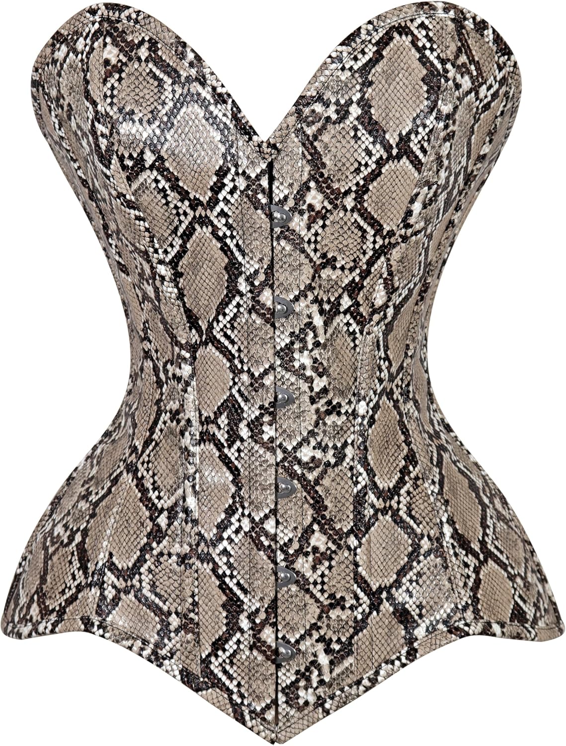 Daisy corsets Women's Daisy Corsets Womens Snake Skin Overbust Corset Waist Cincher Bustier Top & Plus Size