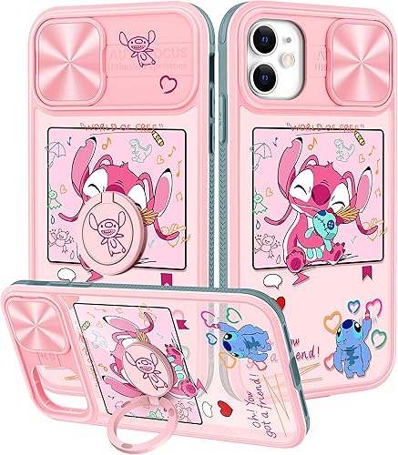 Miniatura 1 de Joyleop Funda 2 en 1 para iPhone 11 con diseño de dibujos animados para niñas, mujeres, adolescentes y niños, diseño de patrón con cubierta