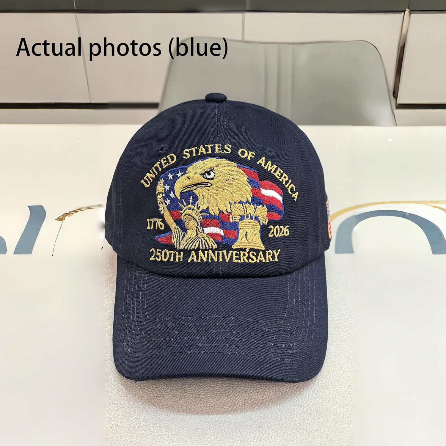 250 Anniversary USA hat, Patriotic Embroidered Baseball Cap, Patriot Cap 1776-2026 Bicentennial Gift for Men & Women - Image 7