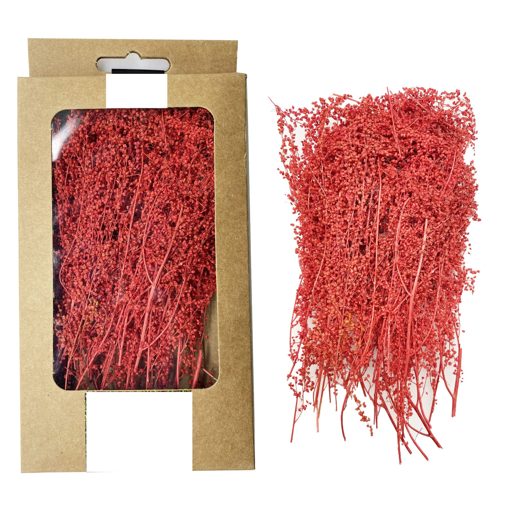 Cayway Static Grass Tuft Miniature Shrubs Model Bushes Long Shrub Vegetation Groups for DIY Model Train Landscape Railroad Scenery, Red