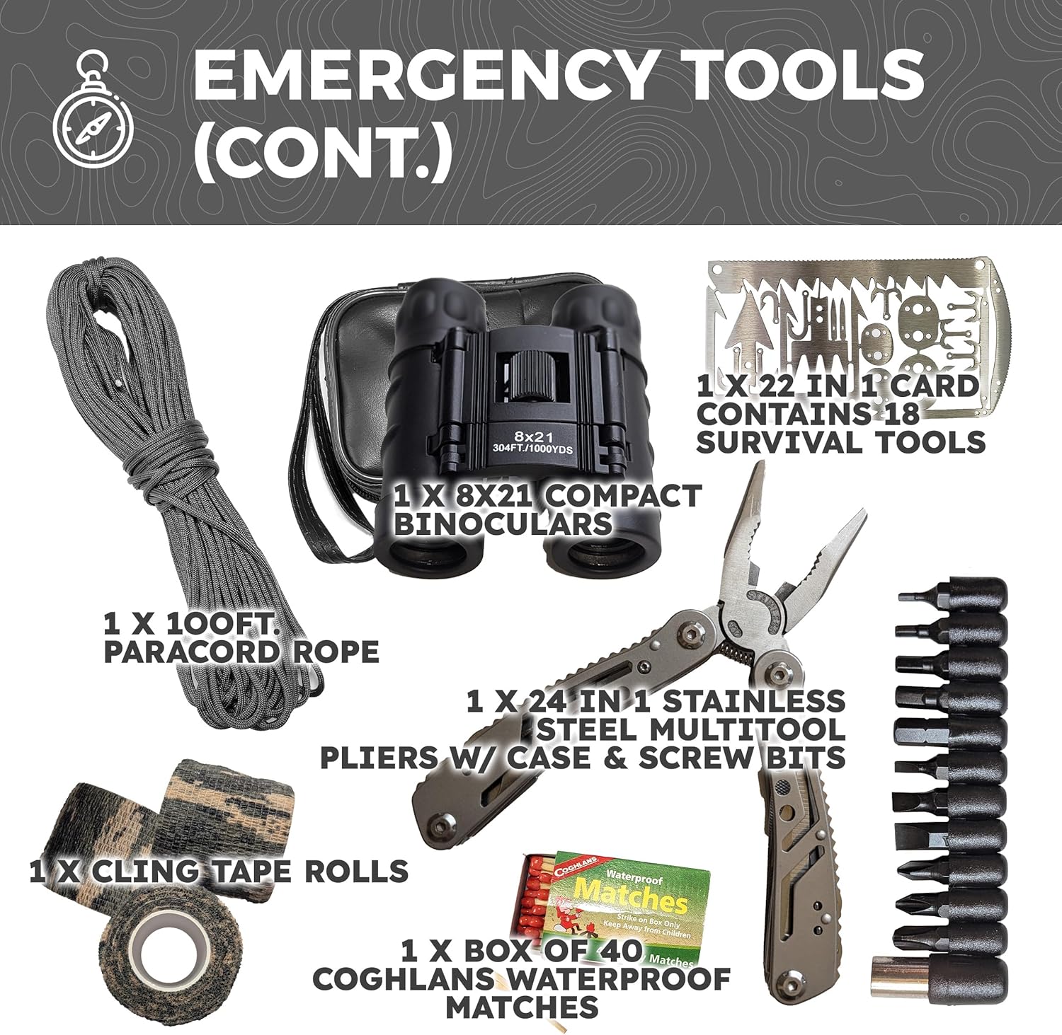 Sirius: Pre-Packed Bug Out Bag - 72 Hour Kit for 2 People - Bugout Backpack Survival Kit - Premium 50L Go Bag Tactical Backpack - Essential Bug Out Gear - Upgraded Survival Backpack