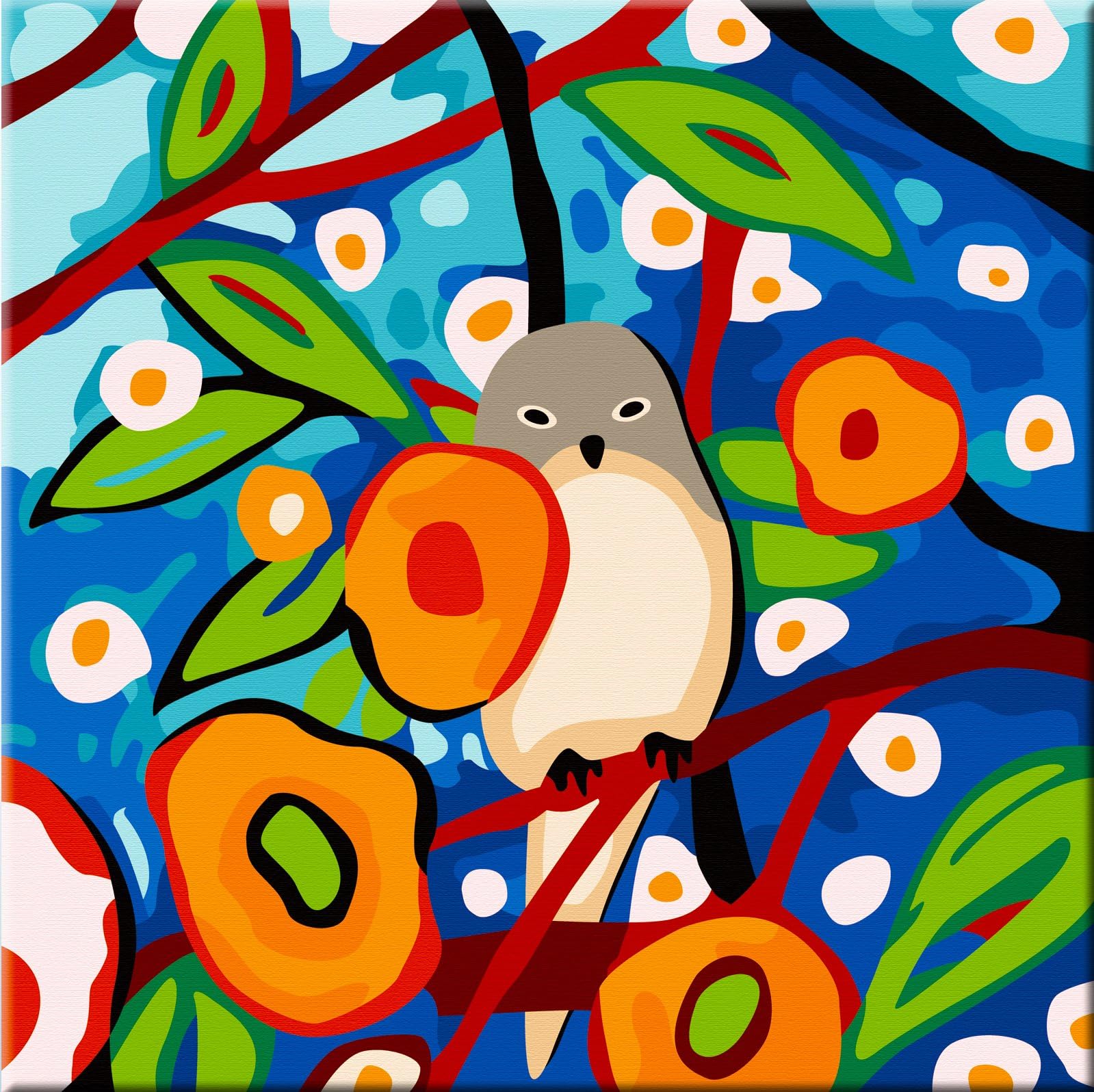 Karribi Paint by Numbers Kit for Adults and Children - Spring Birds Series (Bird IX)