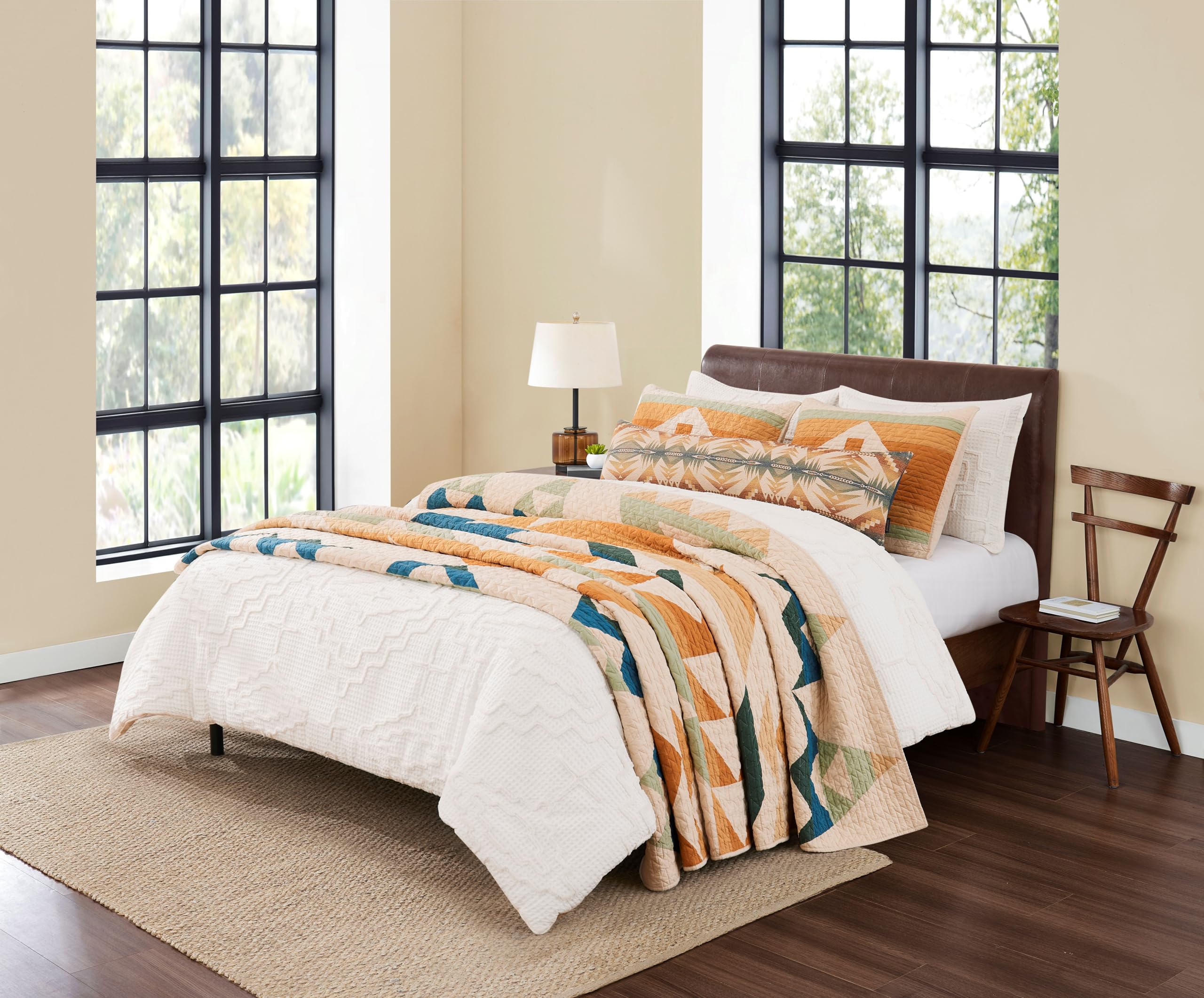 Amazon.com: Pendleton Full/Queen Quilt Set – 100% Cotton 3 Piece