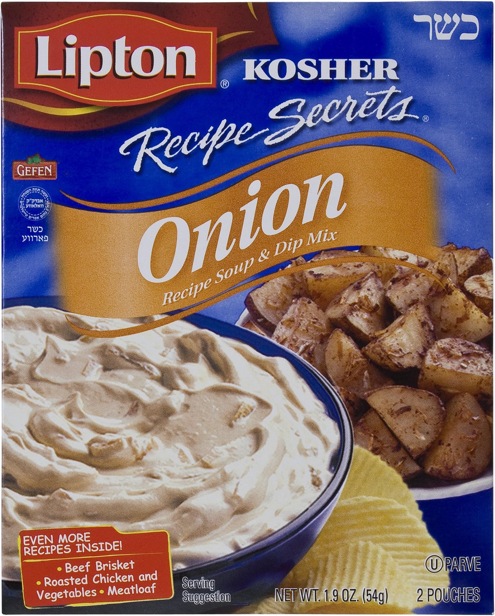 GefenLipton Recipe Soup and Dip Mix, Onion 1.9oz (6 Pack)