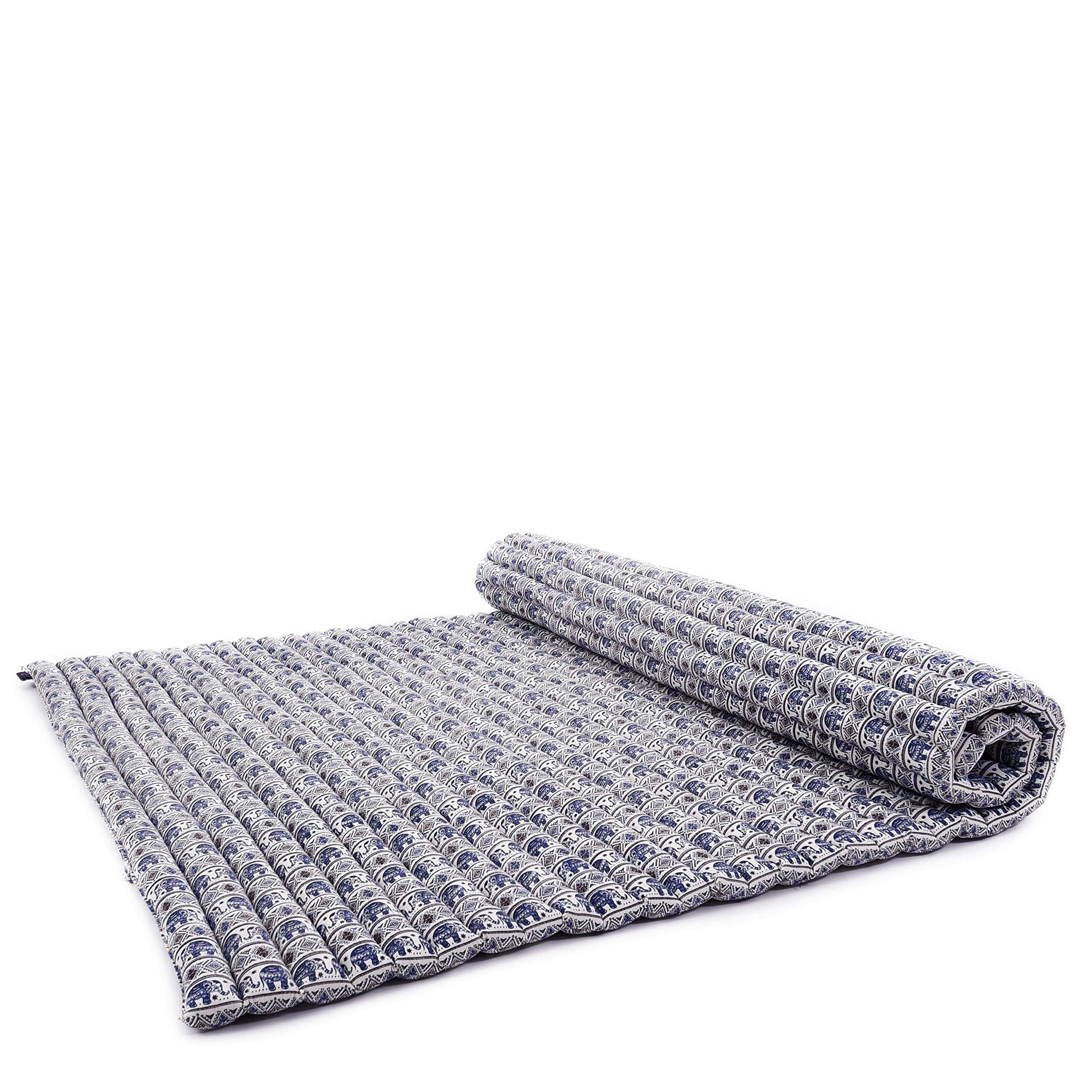 Leewadee Extra Wide Thai Roll Mat 75 x 57 inches Kapok Firm