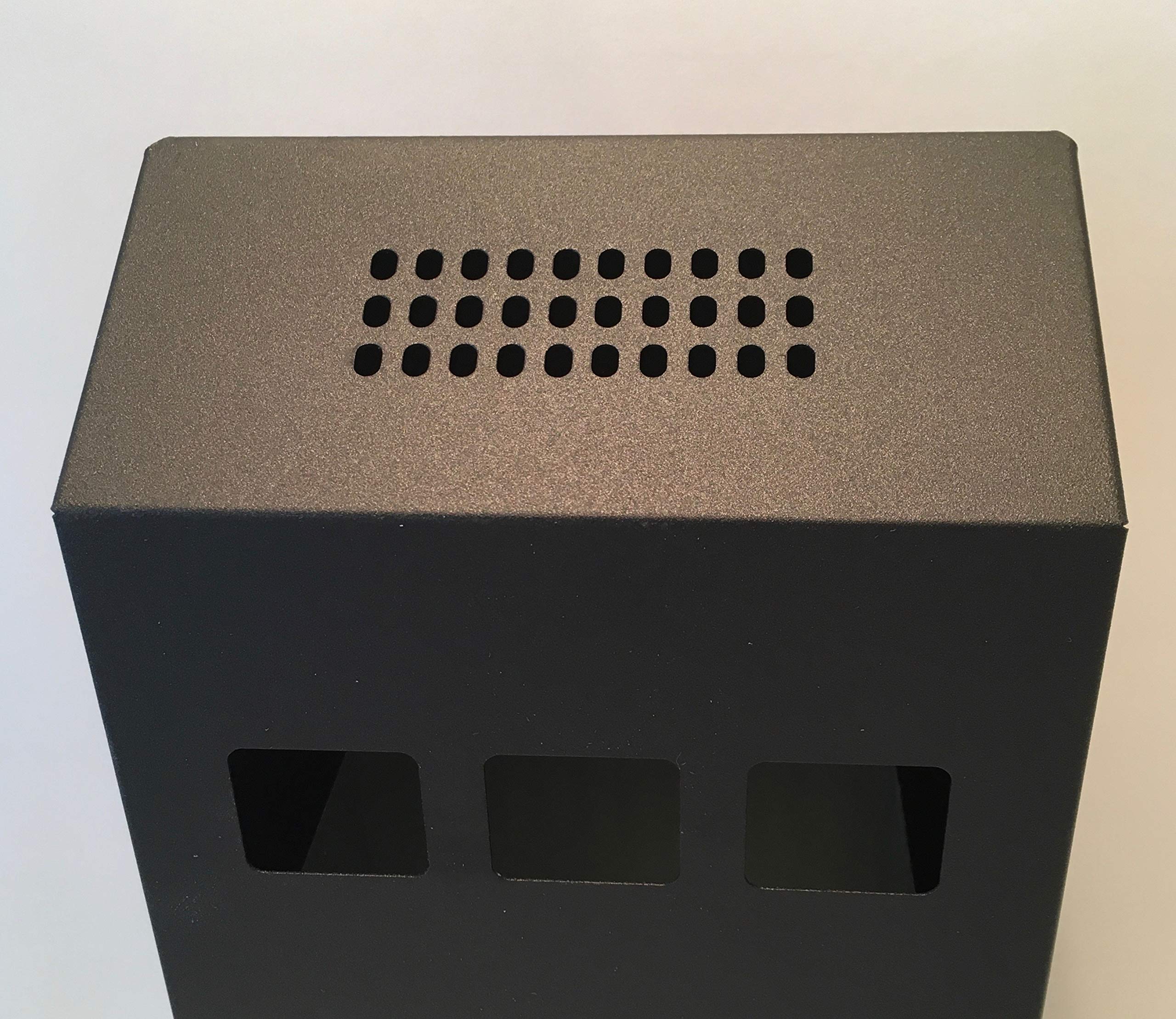 Buy Astoria Homeware Wall Mounted Outdoor Ashtray. Cigarette Bin For Outside Use. Metal/ Steel