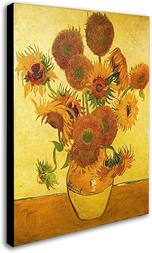 Miniatura 2 de Marca Fine ArtJarrón con girasoles de Vincent van Gogh lona pared arte