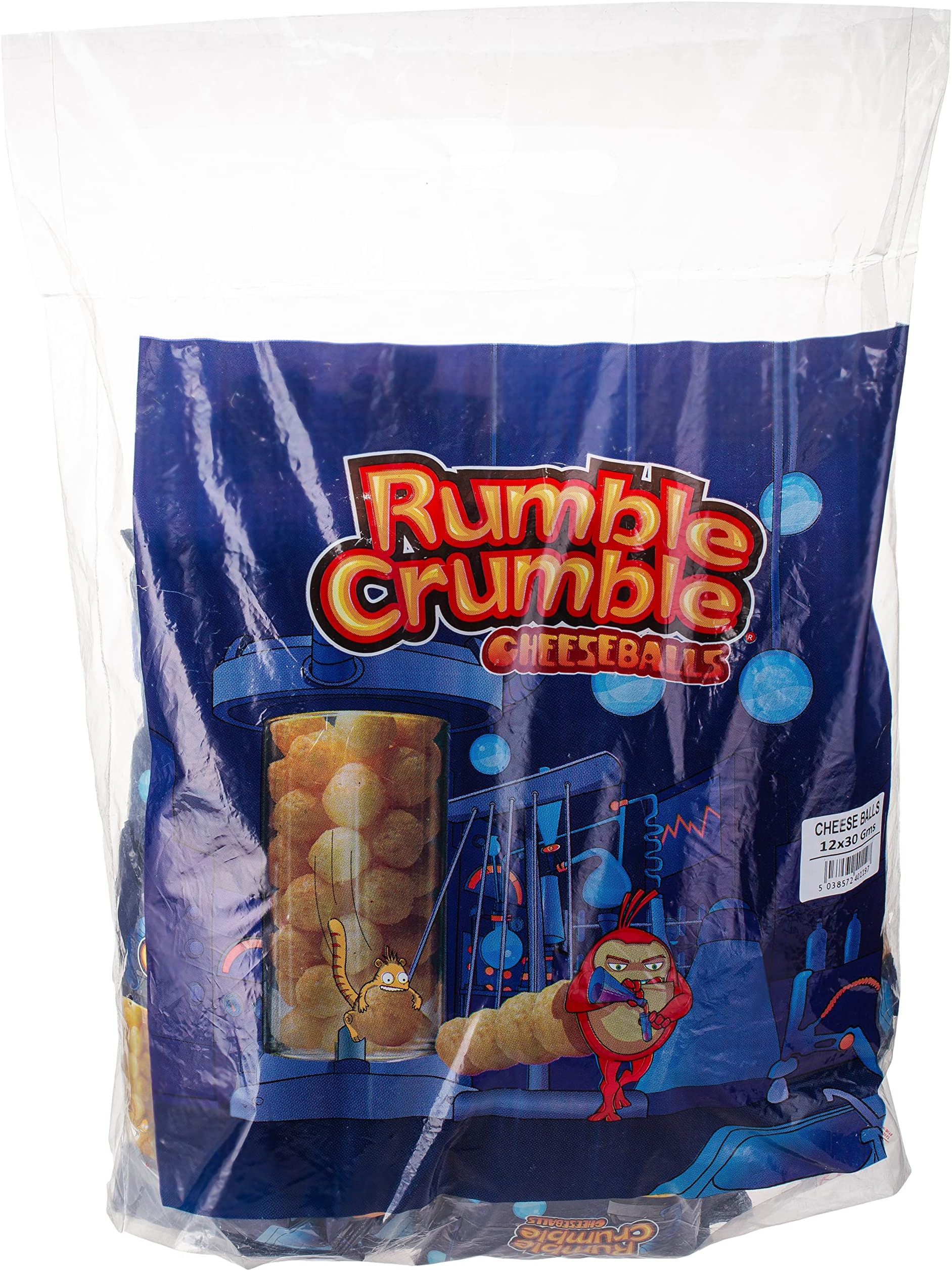 Crunchos Rc Cheese Balls, 12 X 30 gm