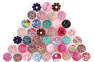 60-Piece Colorful Disposable Eyelash Wands