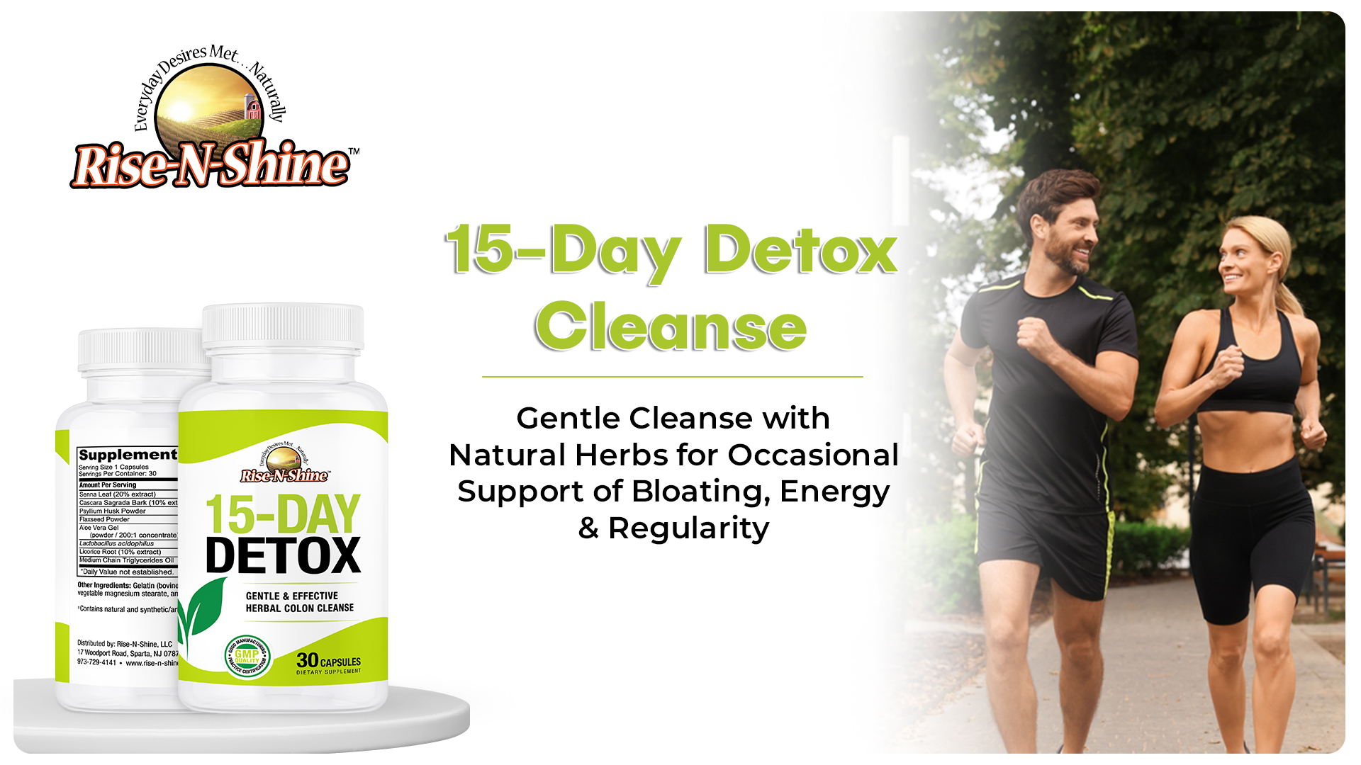 Amazon.com: Rise-N-Shine 15 Day Detox Cleanse - Gut Health Support