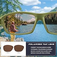 Vista 4 de Nitrogen Gafas de sol deportivas polarizadas envolventes para hombres y mujeres, UV400, para conducir, pescar, correr, gafas de sol