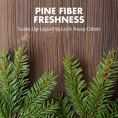 Vista 4 de Feline Pine Platinum - Arena para gatos no aglutinante, arena para gatos de pino felino, 18 libras