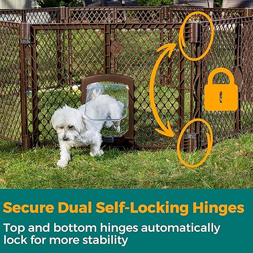 Vista 61 de MyPet Extensión de 2 paneles para paso de petyard: fabricado en Estados Unidos. Independiente. Aumenta el área de juego hasta 34 pies cuadrados