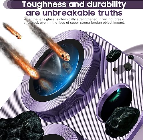 Miniatura 2 de Suoman Protector de lente de cámara para iPhone 14iPhone 14 Plus, vidrio templado de alta calidad, protector de lente de cámara para iPhone 14 de