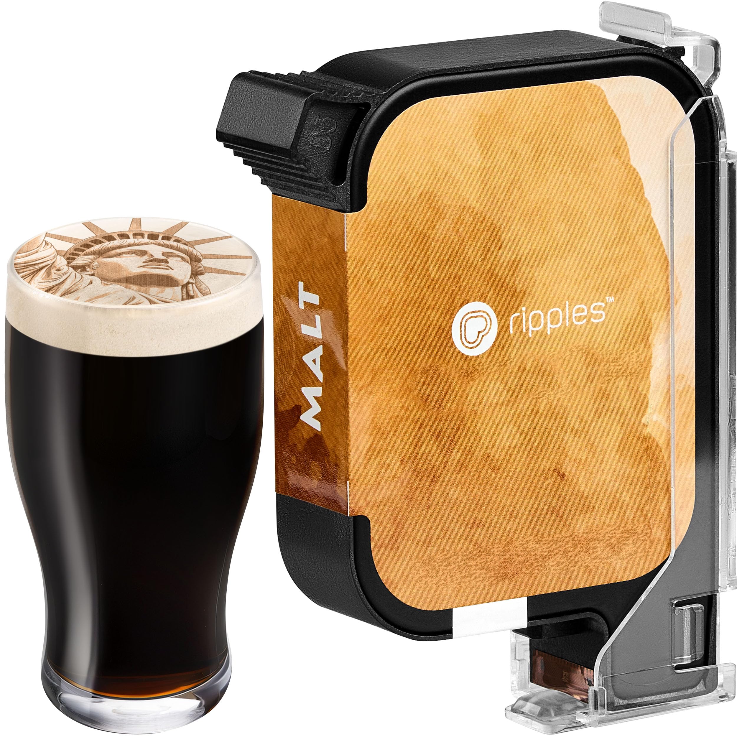 Ripples Pods - Natural Extracts for Ripple Maker Machine| Plant-Based, No Artificial Colors, No Preservatives (Beer Pod)