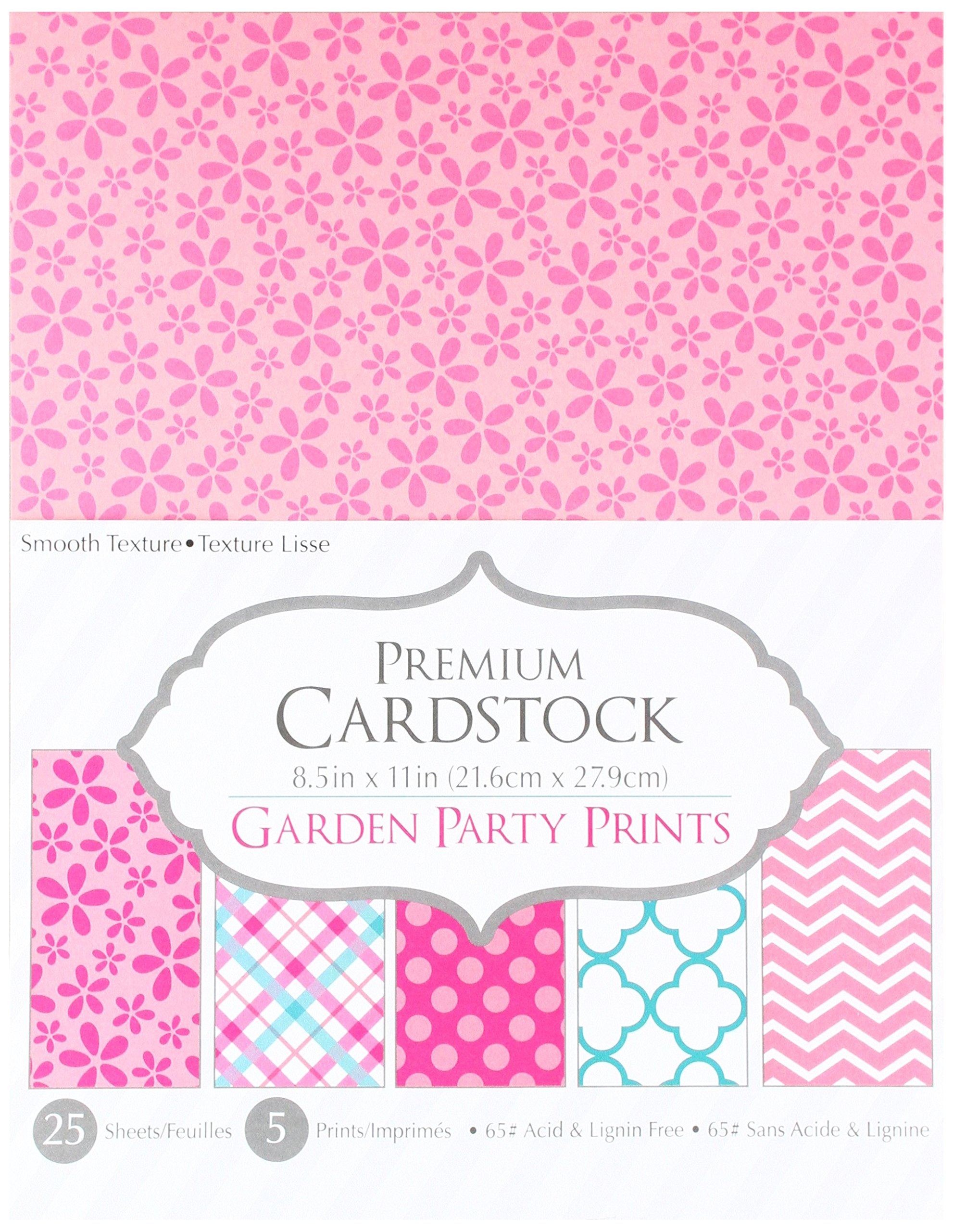 Papier cartonné Darice 8,5x11 pouces Lot Jardin pour loisirs créatifs