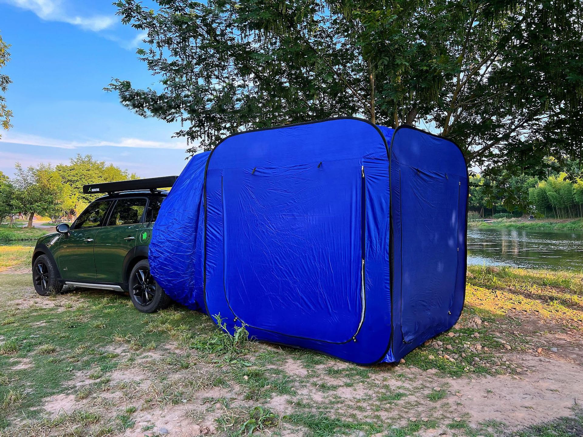 Markiza tylnej klapy namiot samochodowy dla 4-8 osób, namiot SUV, odporny na deszcz, kemping, do aktywności na świeżym powietrzu