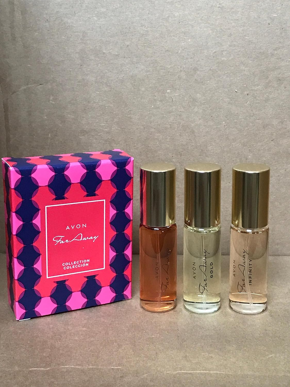 AVON Far Away Collection. Original, Gold, and Infinity set 3 pcs.,