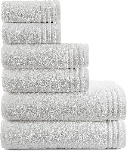 Juego de toallas para baño, juego de 62 toallas de baño + 2 toallas de mano + 2 paños de baño, algodón turco, suave, afelpado, esponjoso,