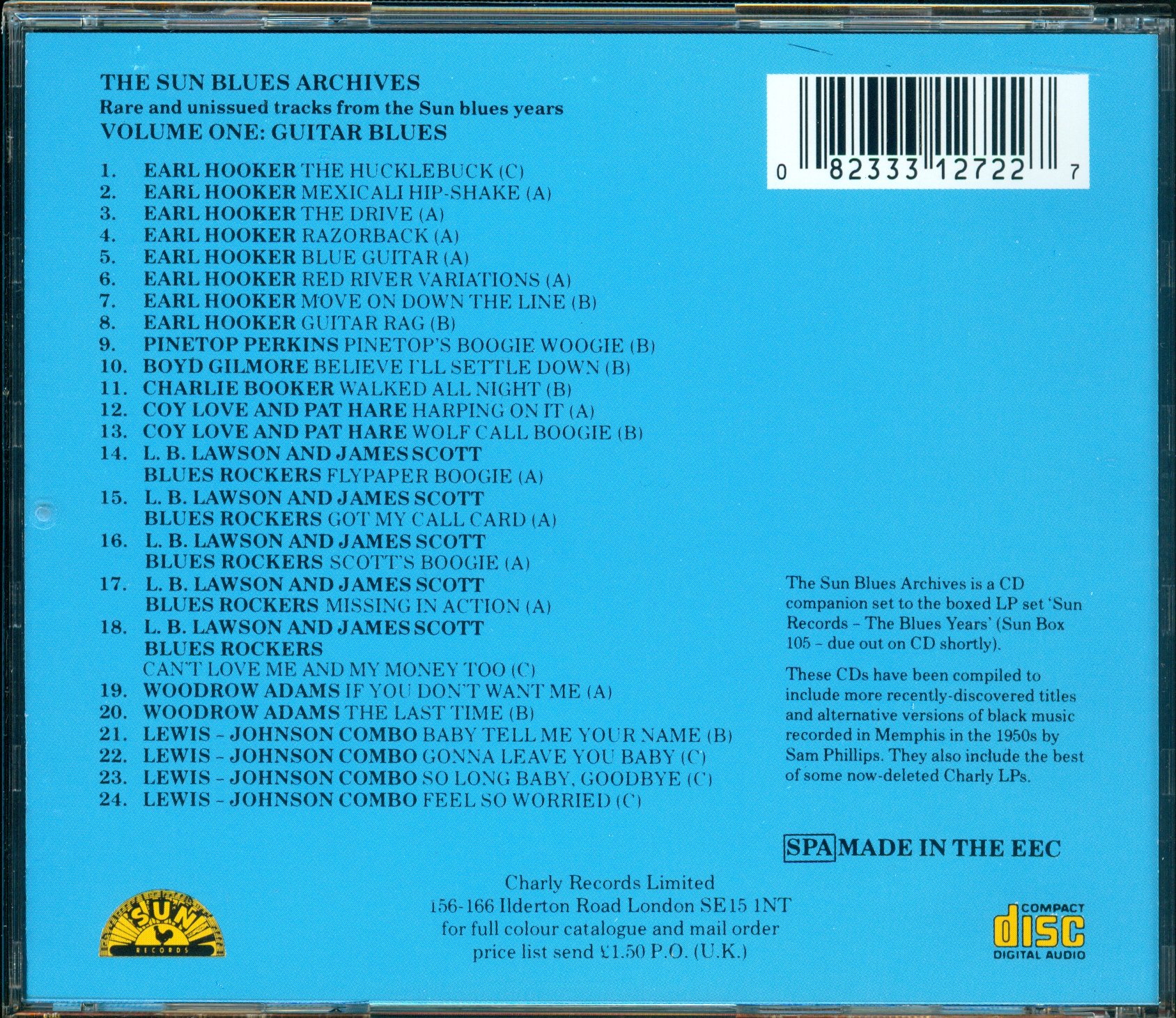 Sun Blues Archives Vol 1: Blue Guitar