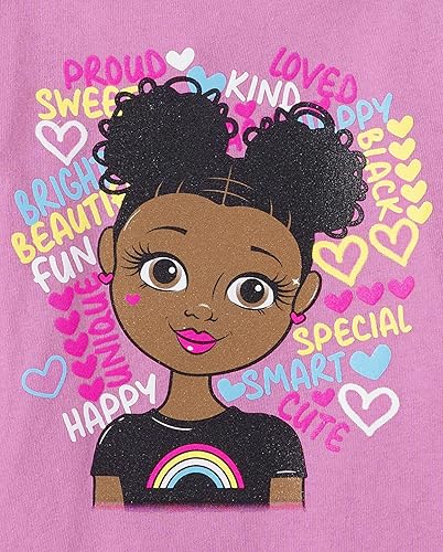 Miniatura 2 de The Children's Place girls Short Sleeve Graphic T Shirt 2 Pack