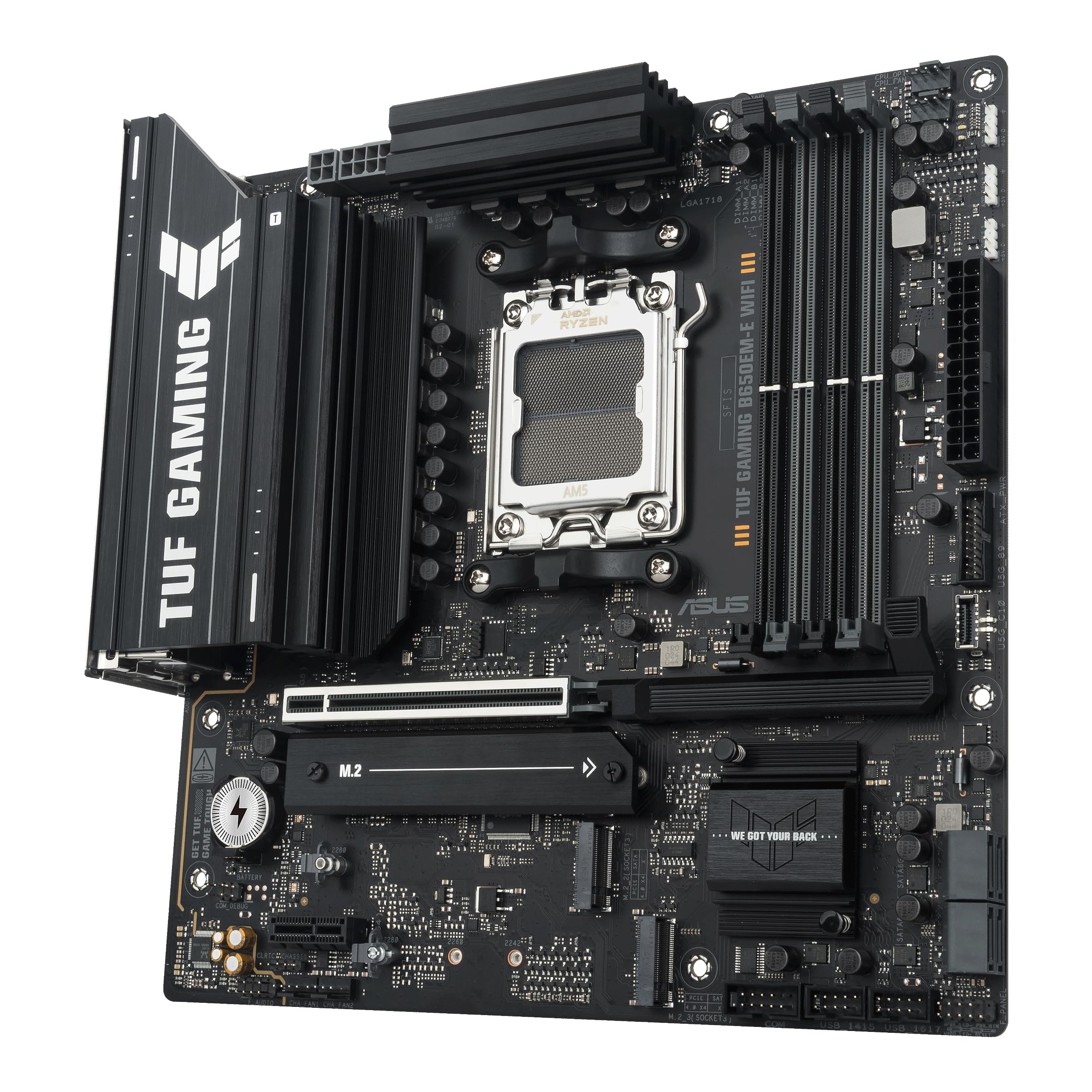 Amazon | ASUS TUF Gaming B650EM-E WiFi AMD mATX マザーボード、8+2+