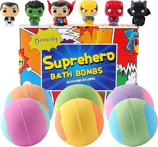 Kids’ Bath Bomb Gift Set with Surprise Toys – Safe & Non-Toxic
