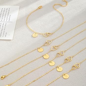 名入れ♡アンクレット キラキラ ゴージャス イニシャル ゴールド ハンドメイド ae87cc31ff8d41fac7c171e1e0f933