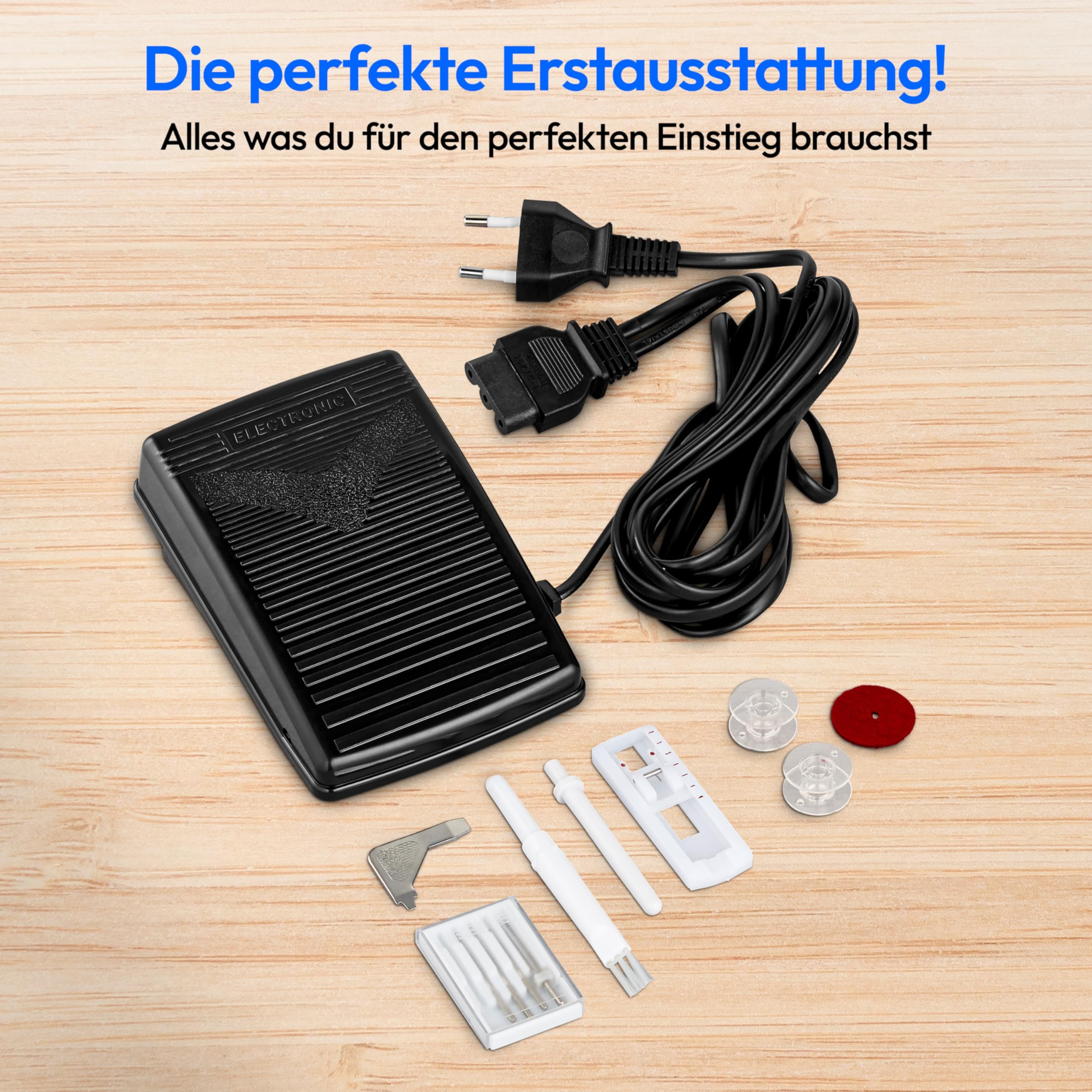 MEDION Nähmaschine SM70 (70 Watt, 12 verschiedene Stichmuster, LED-Nählicht, verstellbare Stichlänge, Rückwärtstaste, Fadenabschneider, MD11179) türkis
