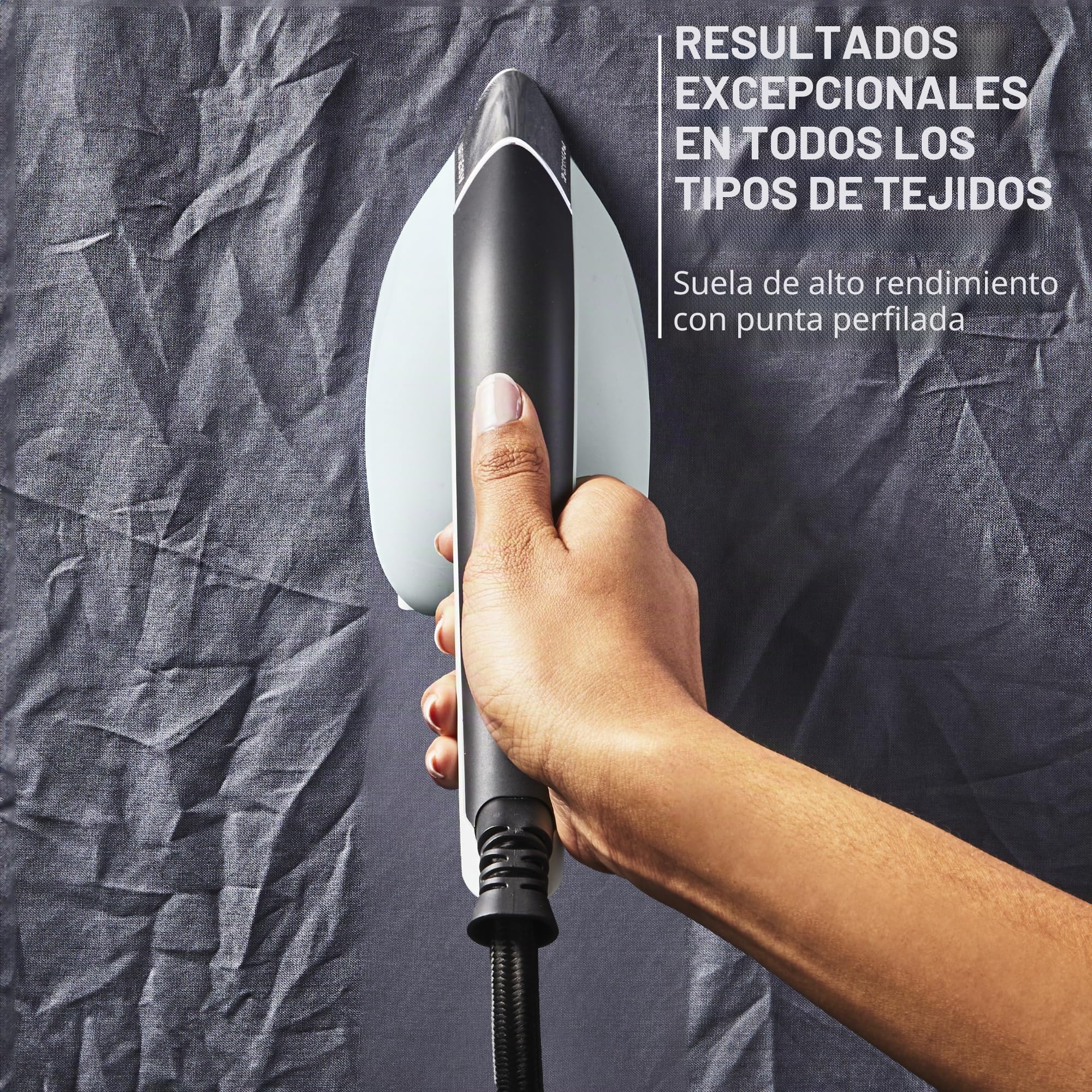 Calor, Duo Power 2 en 1, Plancha a vapor y plancha de ropa, fácil de usar, rápido y eficiente, sin ajustes, plancha extra ligera, JF4031C0