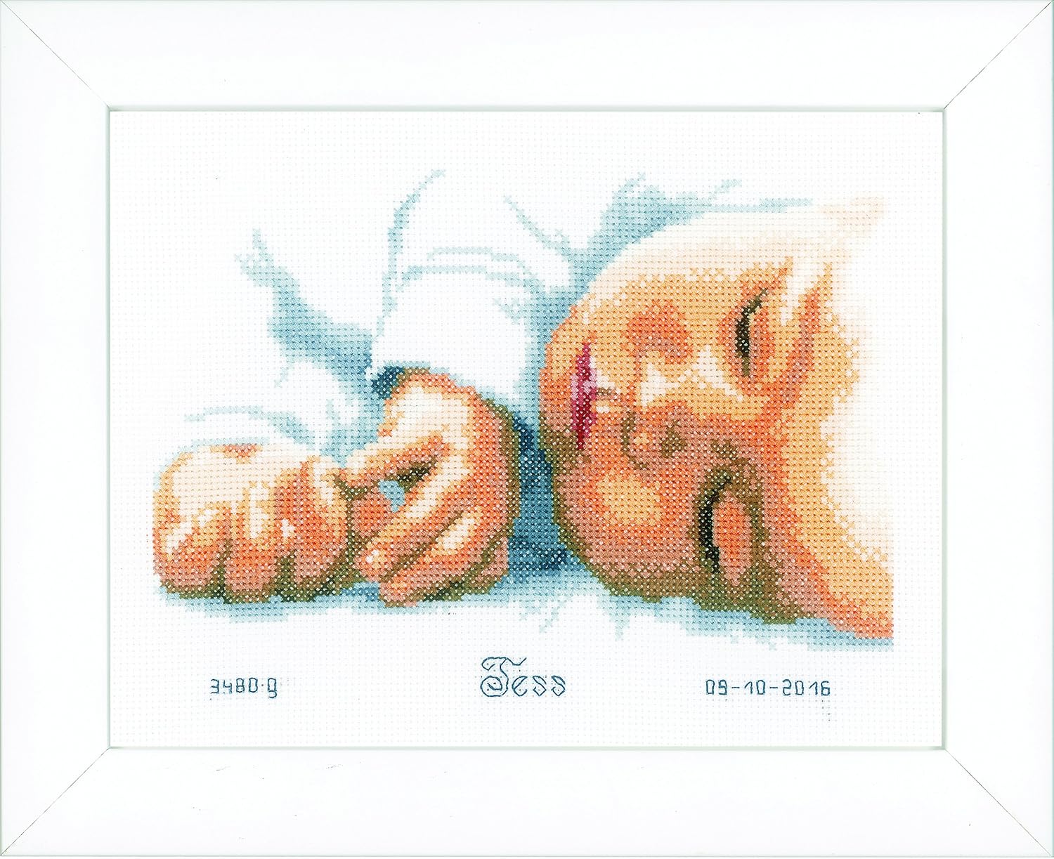 Vervaco Counted Cross Stitch Kit Newborn 9.6" x 7.2"